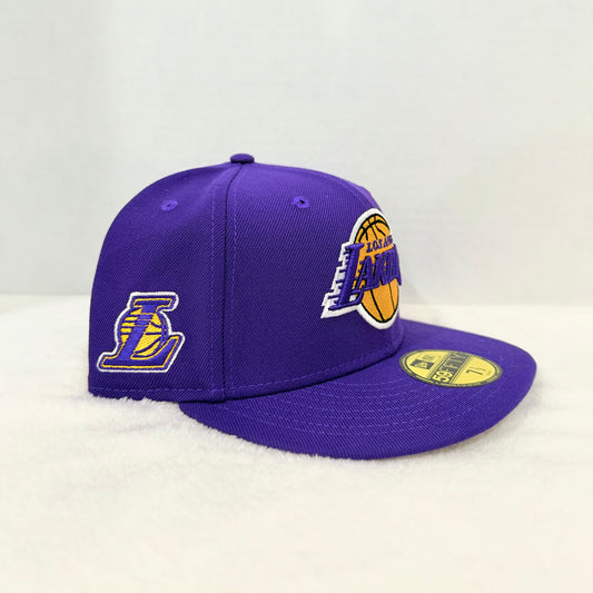 New Era exclusive 59FIFTY Los Angeles Lakers team color
