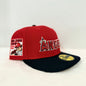 New Era exclusive 59FIFTY red Anaheim Angels W/ side patch 7 5/8